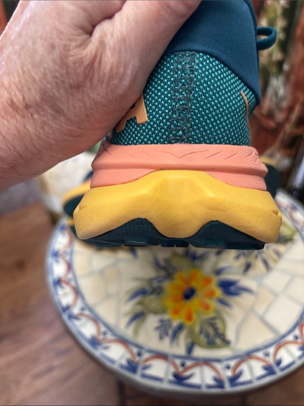 Hoka Tecton X, Green, Size 7 B - Picture 9 of 10